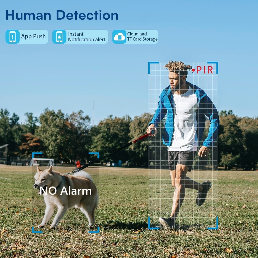 4MP Wireless Solar Battery Camera Pan/Tilt Rotate WiFi Security Camera System 4P