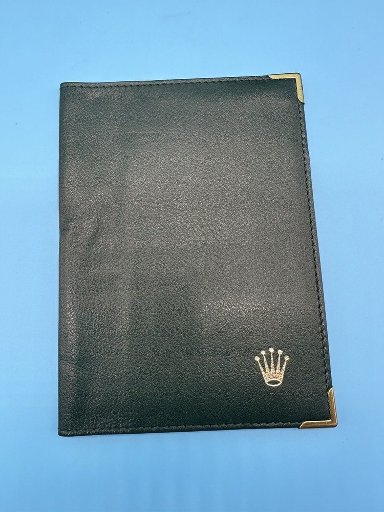 Pre owned Authentic Rolex Passport Holder / Wallet
