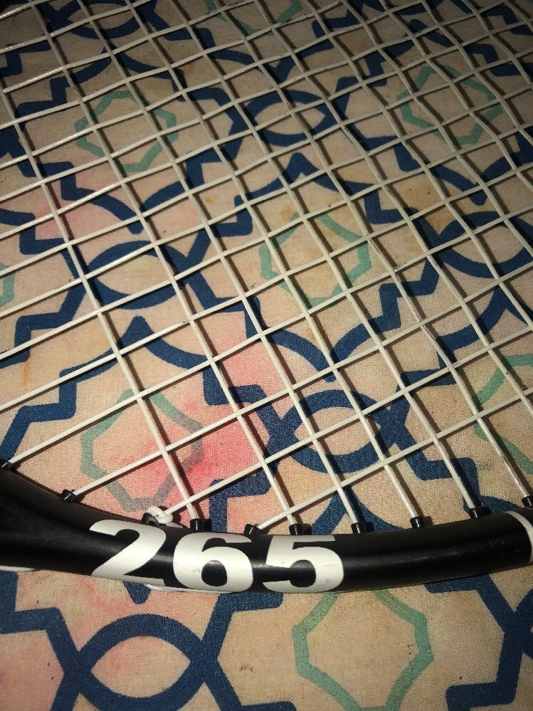 Titanium Tidestiny PBT Reach Pattern 16Mx20x Racket 265 Gently Used