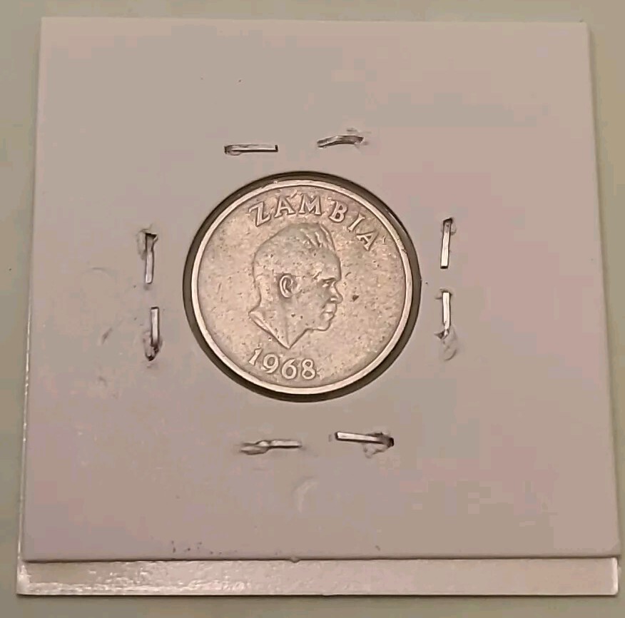 Zambia coin, 5 Ngwee, 1968