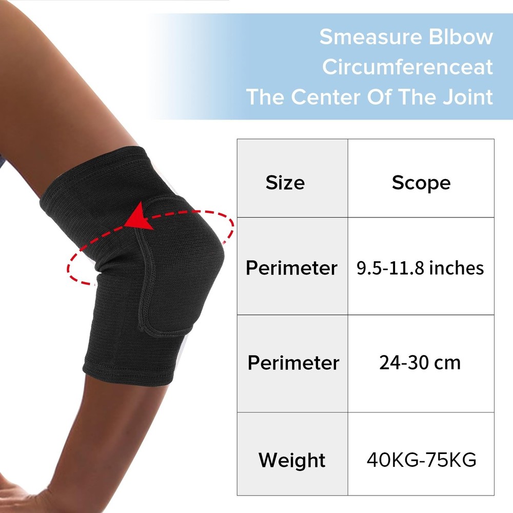 COMNICO Arm Brace Pads Elbow Protector Strap Pair, Breathable Anti-Collision ...