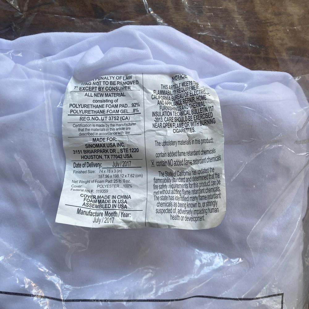 king mattress protector 74x78x3