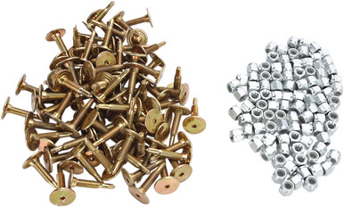 Stud Boy 1.625" Carbide Studs with Locknuts 96 Pack 2267-P3