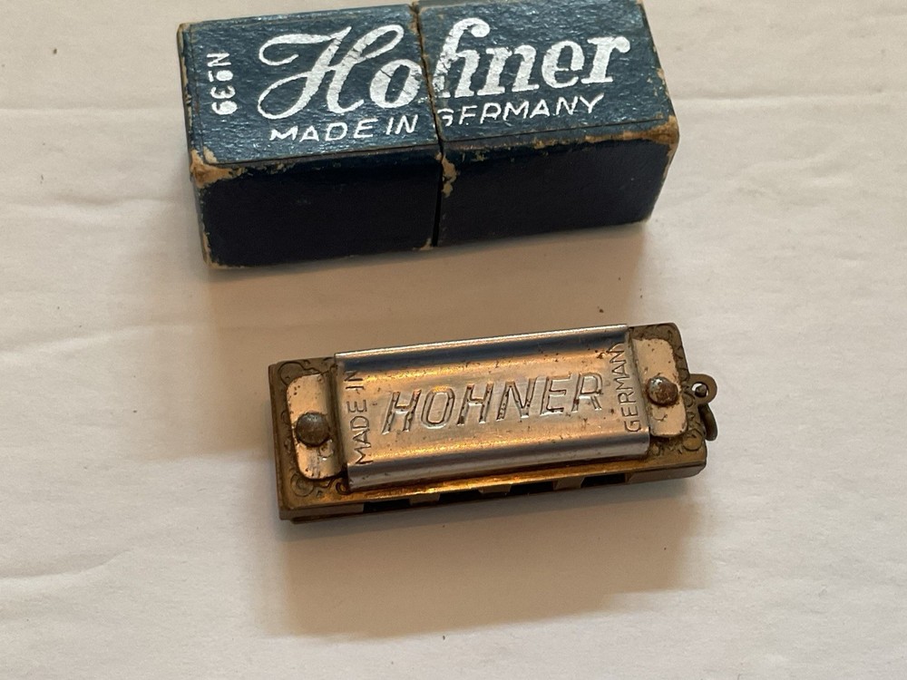 Hohner #39 Mini Harmonica Vintage Germany 1 1/2”