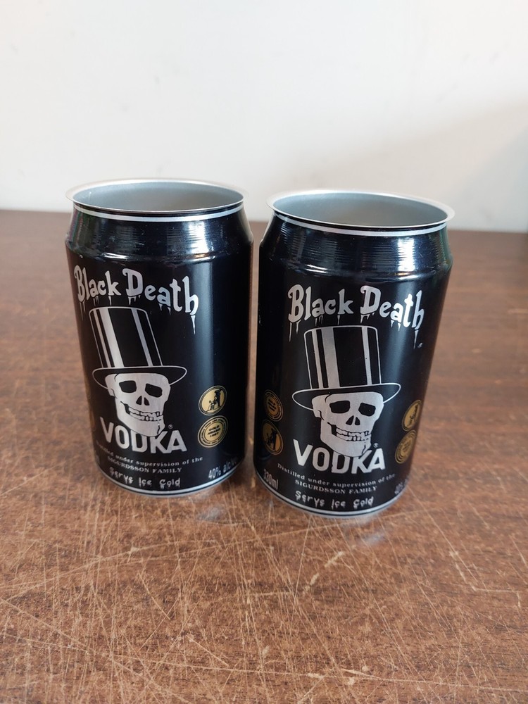 BLACK DEATH VODKA Slash AC/DC 330ml Empty Can