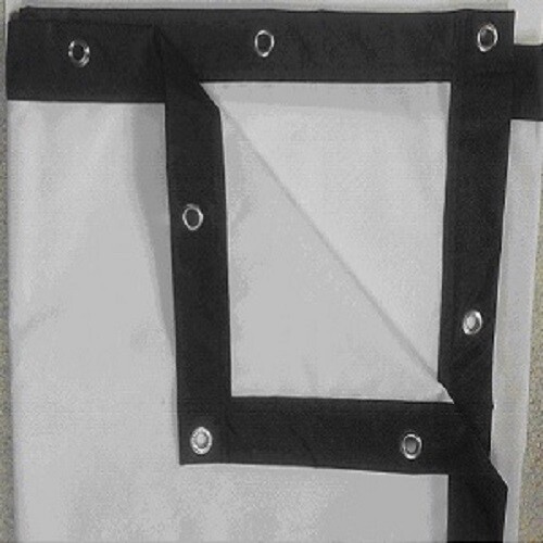 Golf Simulator Screen **PREMIUM **POLY MESH *GROMMETS*SKYTRAK-UNEEKOR*BORDER**