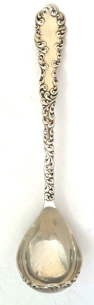 R. Wallace Waverly Sterling Silver Solid Cream Ladle 6"