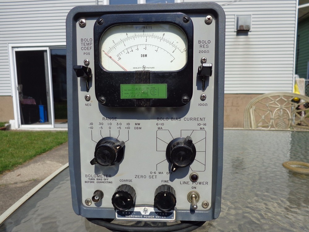 HP 430C Microwave Power Meter 50-1000 Cycle 115/230 Volts
