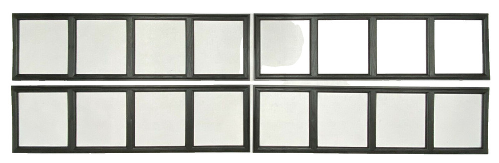 4 Amarr Thames Replacement Inserts for Long Panel Amarr Garage Doors Black