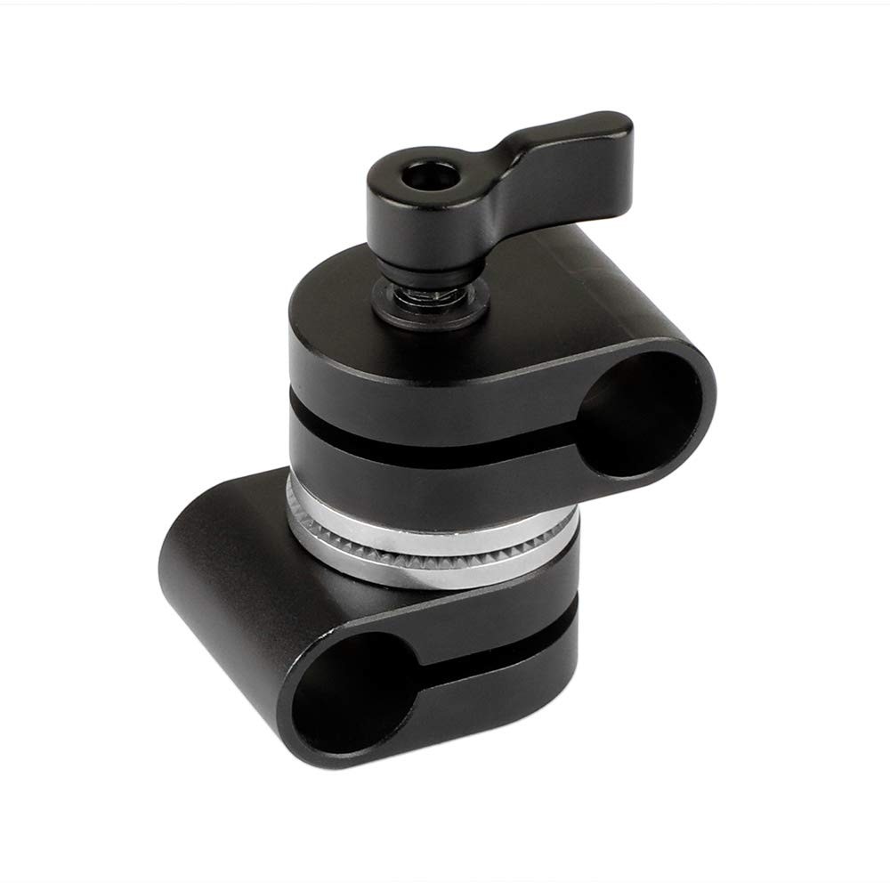 2008 Adjustable 15mm Dual Rod Adapter with Rosette Camera Rig Accessory