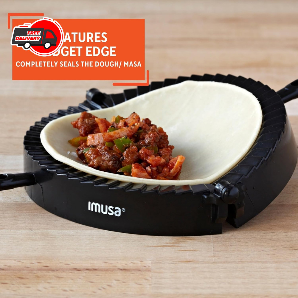 Empanada Press Set – Dumpling Maker, Plastic Empanada Mold & Pastry Press