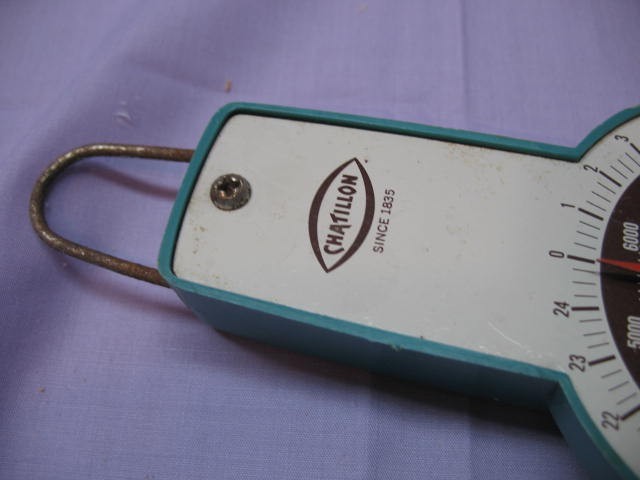 Chatillon Vintage Hanging Scale with Dial 25 Pounds