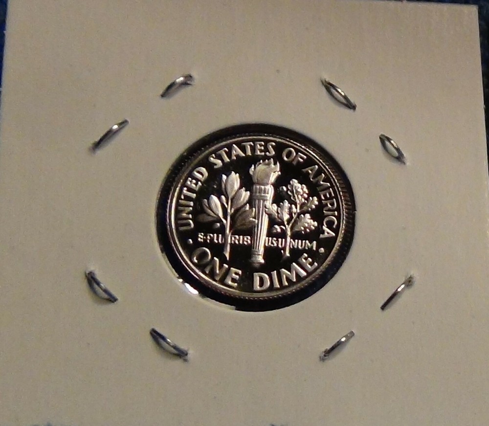 1979-S Type 2-clear "S" Proof Roosevelt dime.