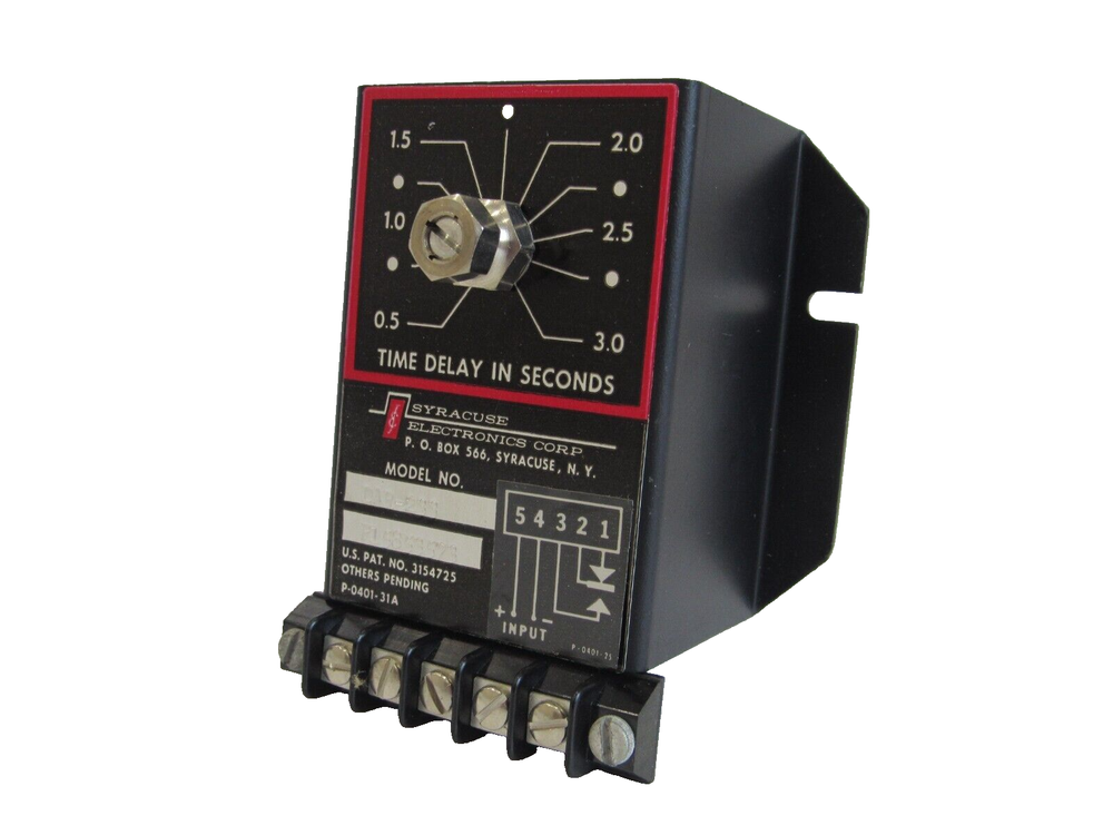 NEW SYRACUSE ELECTRONICS DAR-233 TIME DELAY RELAY DAR233