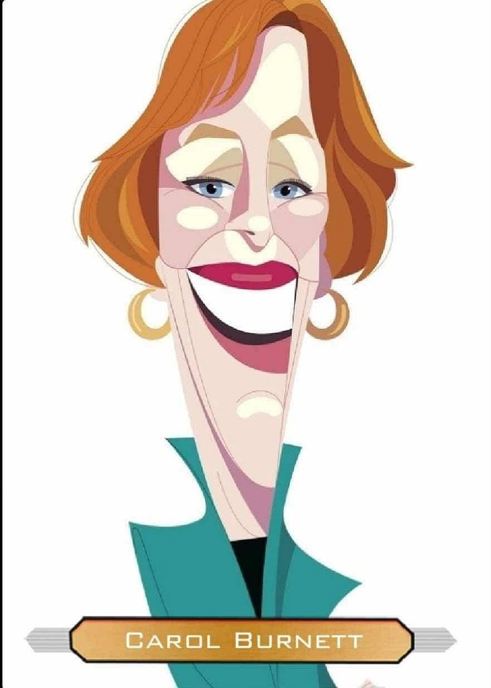 Carol Burnett Custom Trading Art Card