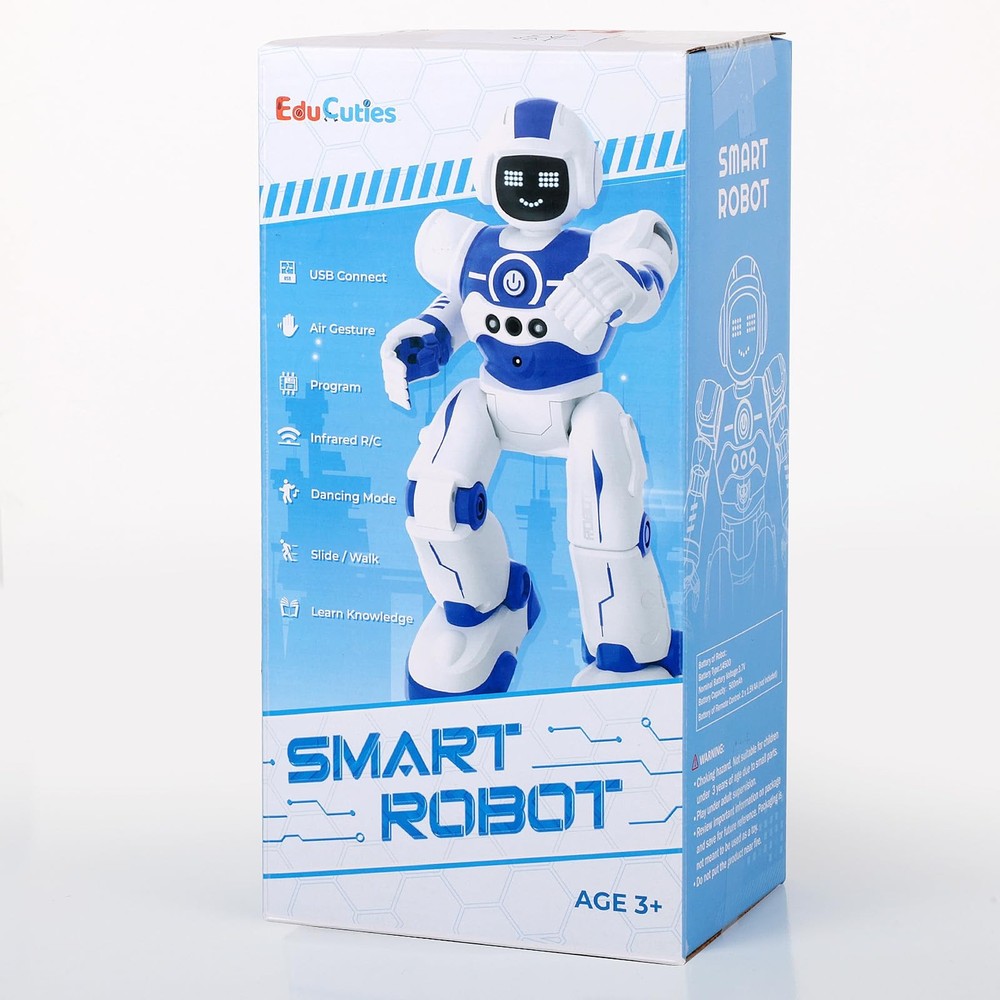 Robot Toys for Kids,Programmable Remote Control Smart Walking Dancing Robot T...