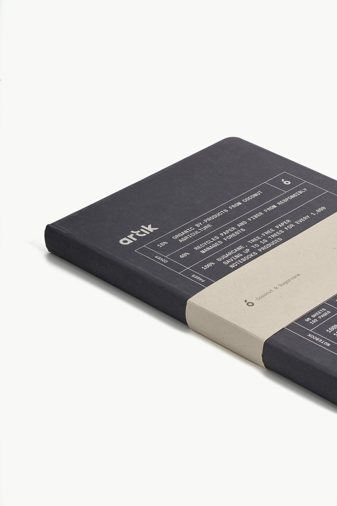 Artik A5 Notebook in Coconut - Plain- NEW