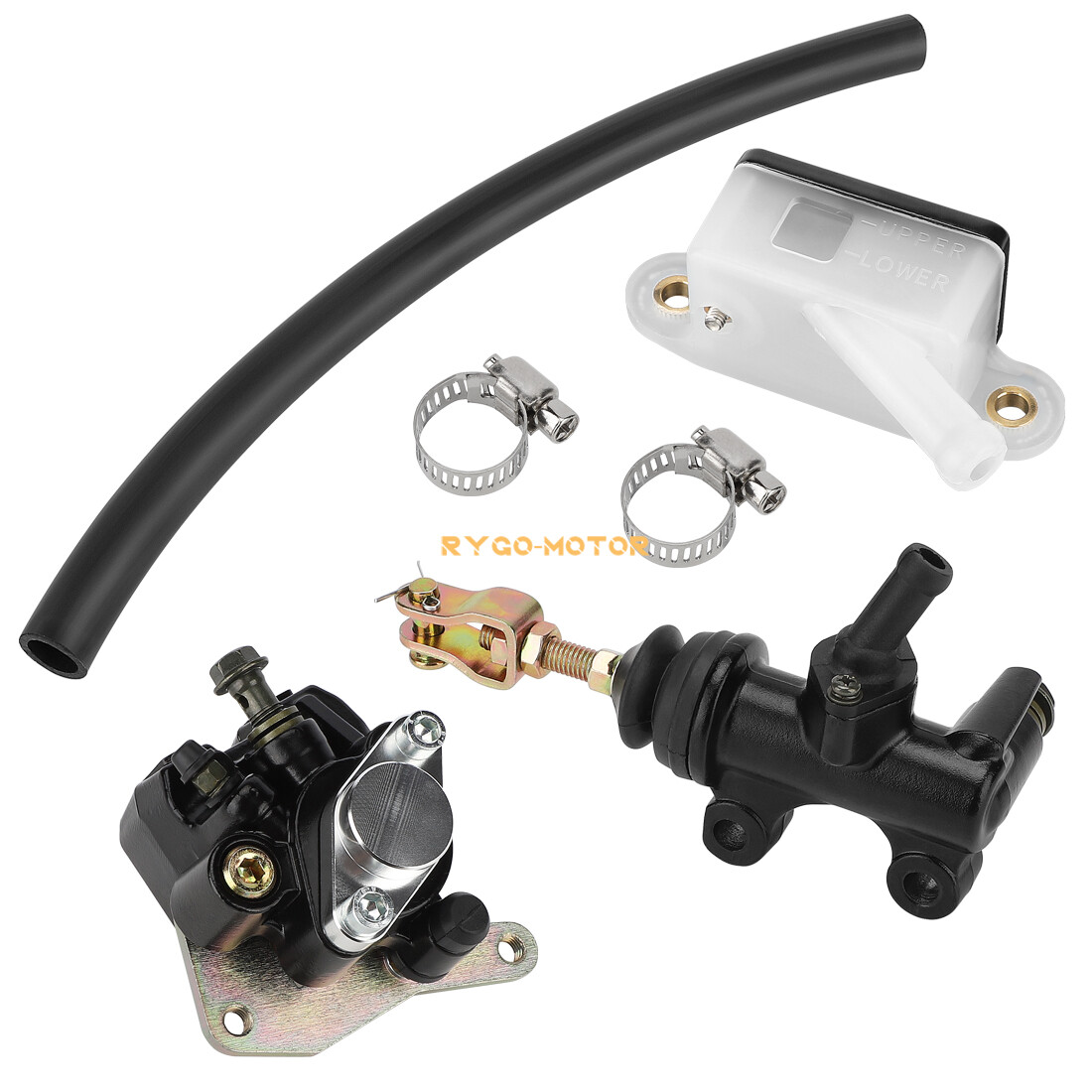 Rear Brake Caliper & Brake Master Cylinder Assy for Honda ATC200X 1983 1984 1985