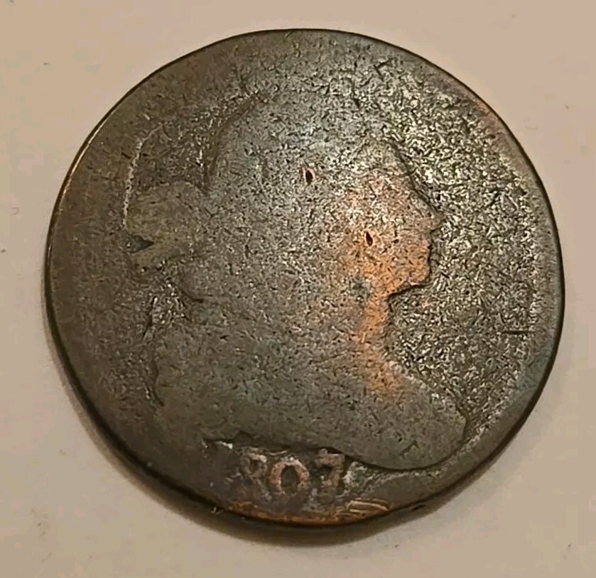1807/6 1C BN Draped Bust Large Cent Rare Early Date
