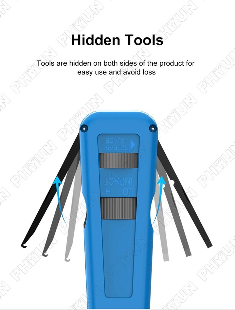 Punch Down Tool w/110 & 66 Blades Network Cable Terminal Insertion Cuting Tool