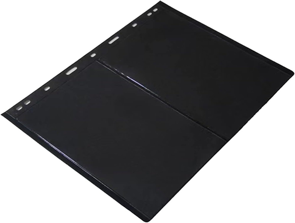 Stamp Pages for Stamp Album Binder, 10 Sheet, 2 Rows for Stamp Collectors