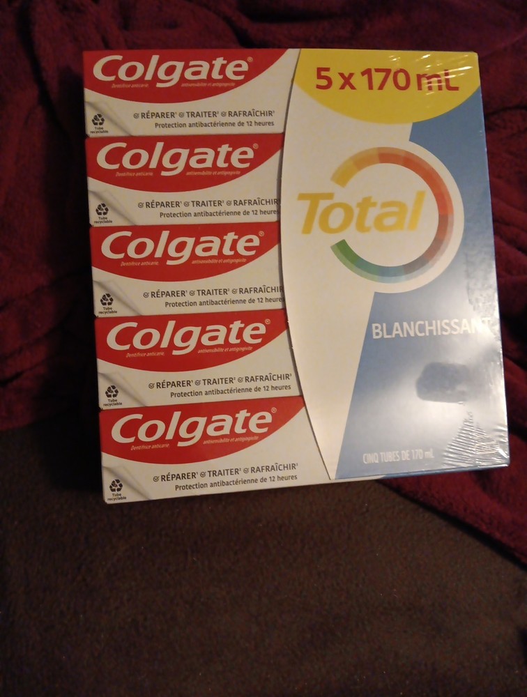 Colgate Total Whitening Gel Toothpaste (6 oz., 5 pk.)