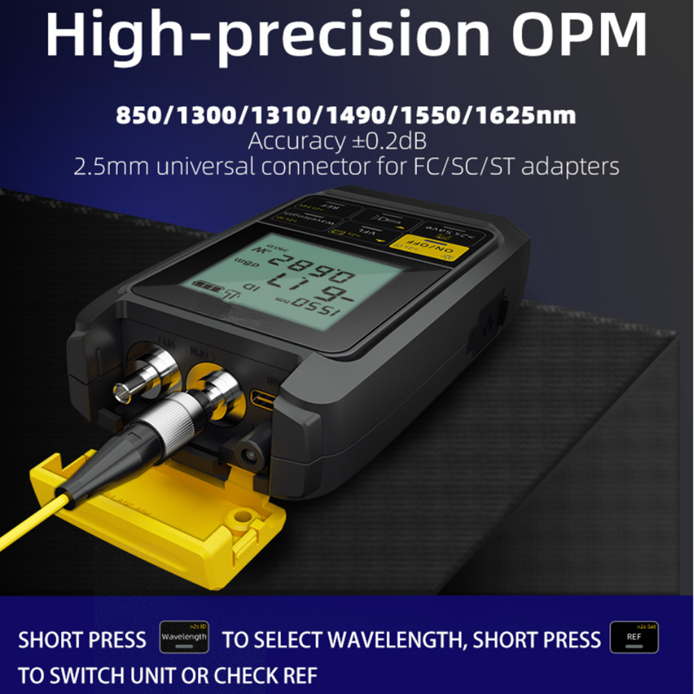 4in1 Optical Power Meter OPM Led light Visual Fault Locator Network Cable Tester