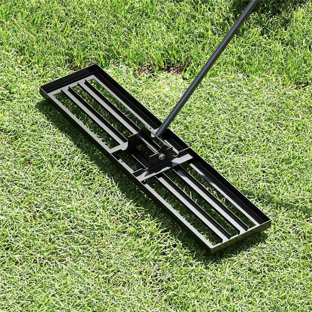 Lawn Leveling Rake 67 In. X 42 In. X 10 In. Heavy Duty Level Lawn Tool for Garde