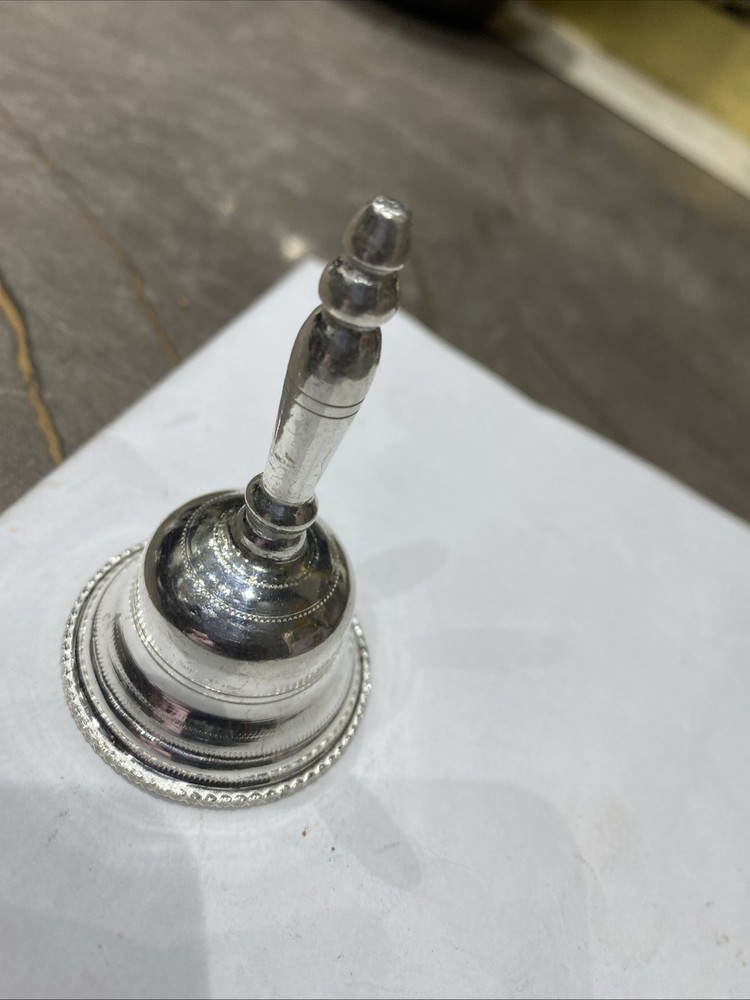 80 % Purity Silver Bell 3” 60 Gram Hallmarked