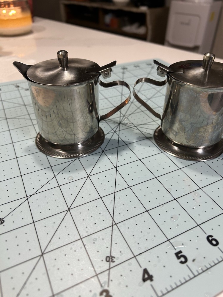 Volrath Silverplate Set with Lids Elegant Tableware