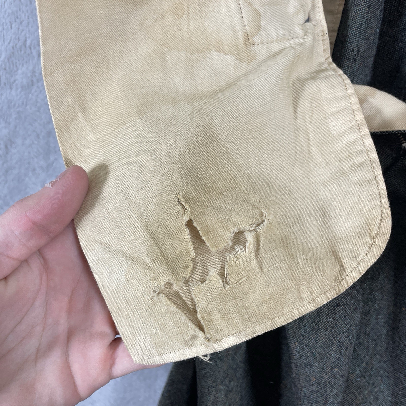 Vtg 50s Drop Loop Wool Slacks Men’s 32x32 Pendleton Rockabilly Pants Pleated 40s