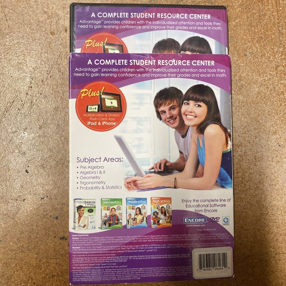 Encore Math Advantage 2012 for Mac Windows