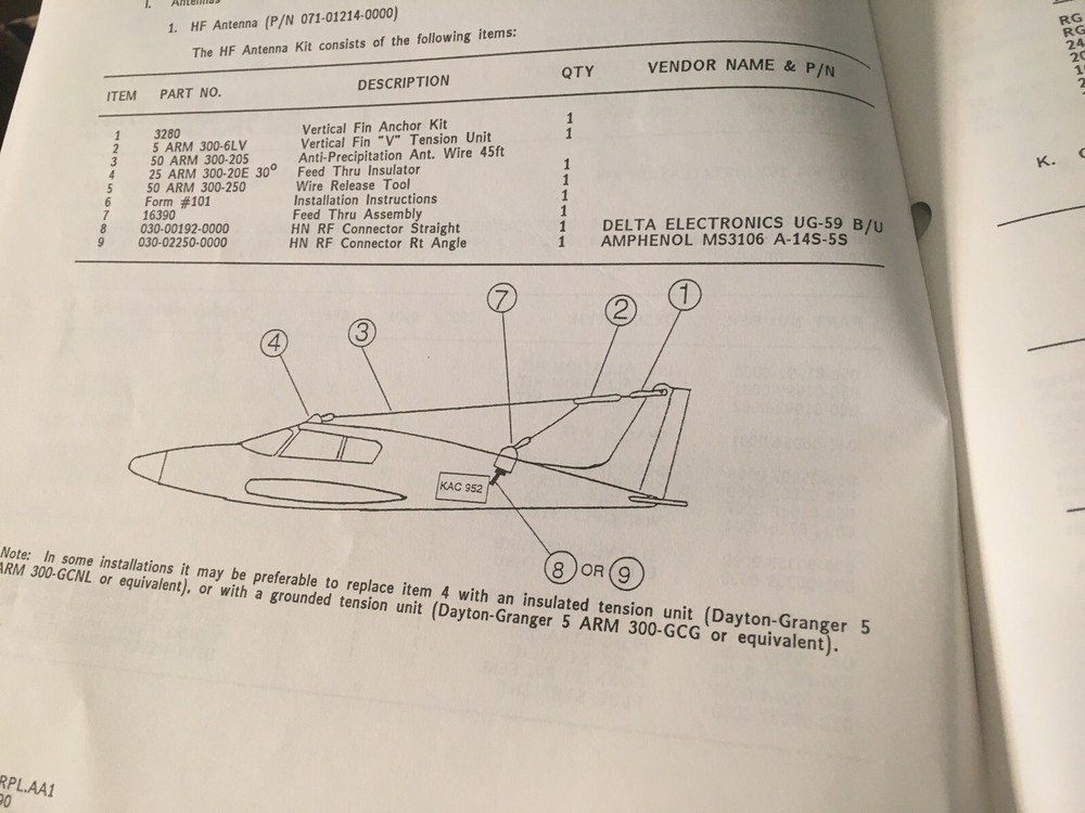 Bendix King Radio KHF-950 HF Transceiver Install Manual