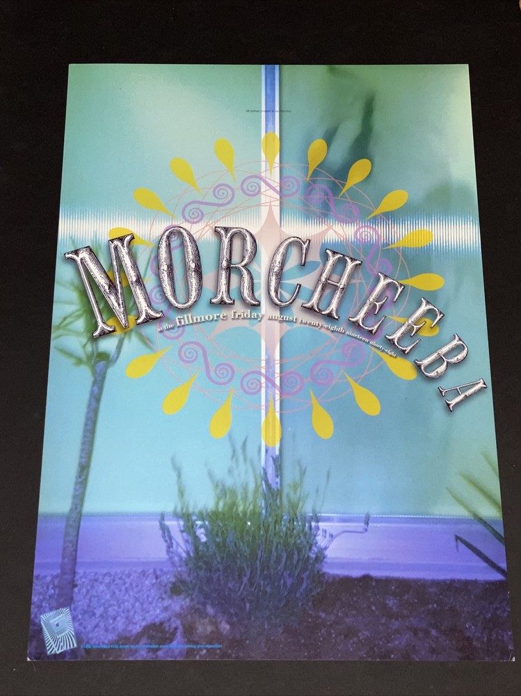 Morcheeba Original Concert Poster Fillmore 1998