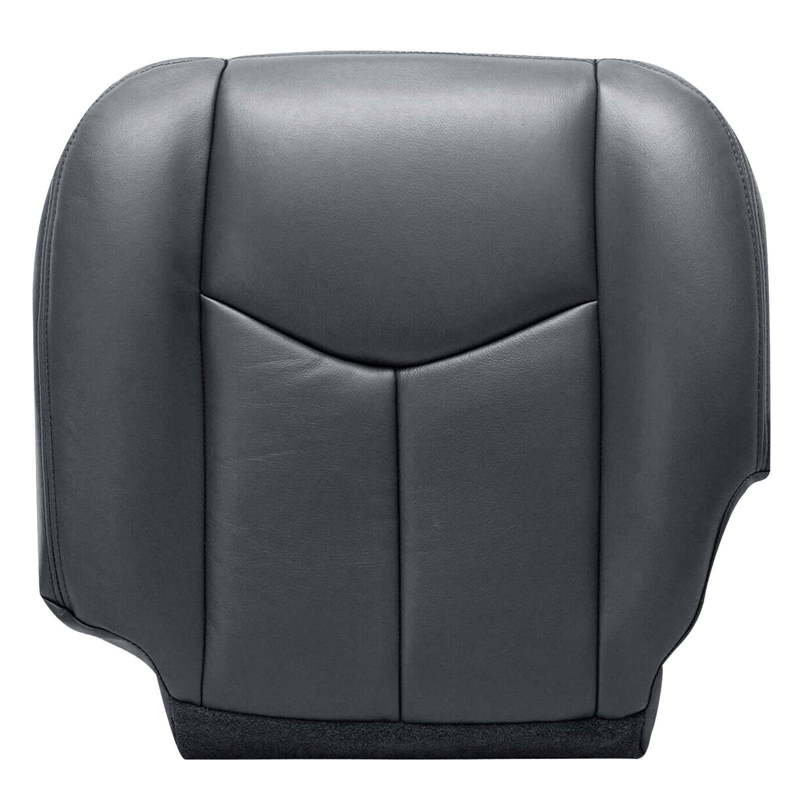 For 2003-2007 Chevy Silverado 1500 2500 HD Driver Bottom Seat Cover Dark Gray