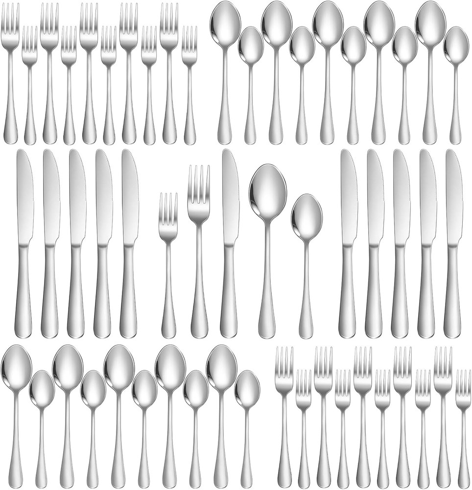 Sierware Set 50 Piece Stainl Steel Flatware Set Sierware