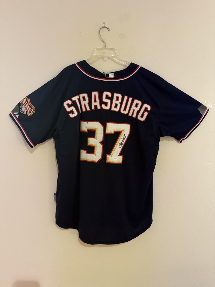 Authentic Stephen Strasburg Signed Baseball Jersey
