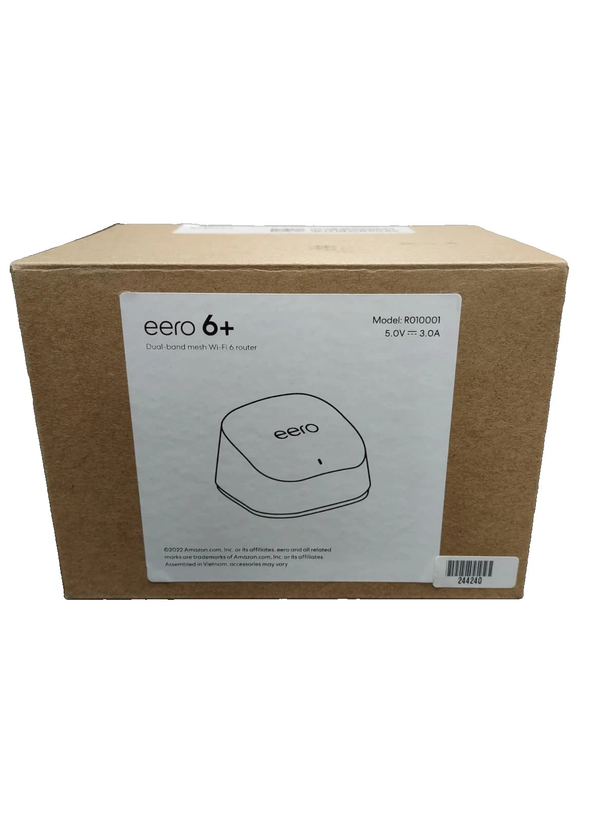 eero 6+ Plus mesh dual band wifi system Covers up to 6,000 sq. ft. (4-pack)