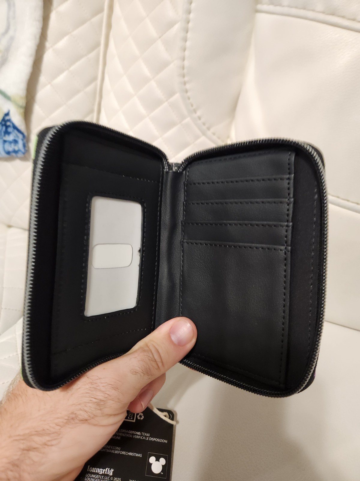 Nightmare Before Christmas Oogie Boogie Metallic Mini Backpack & Wallet Set