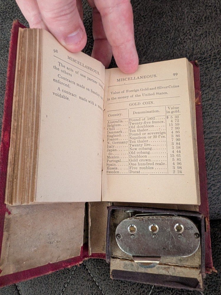Rare 1878 Patent Adding Counting Machine Book Pamphlet Set C.C.Fields US198934A