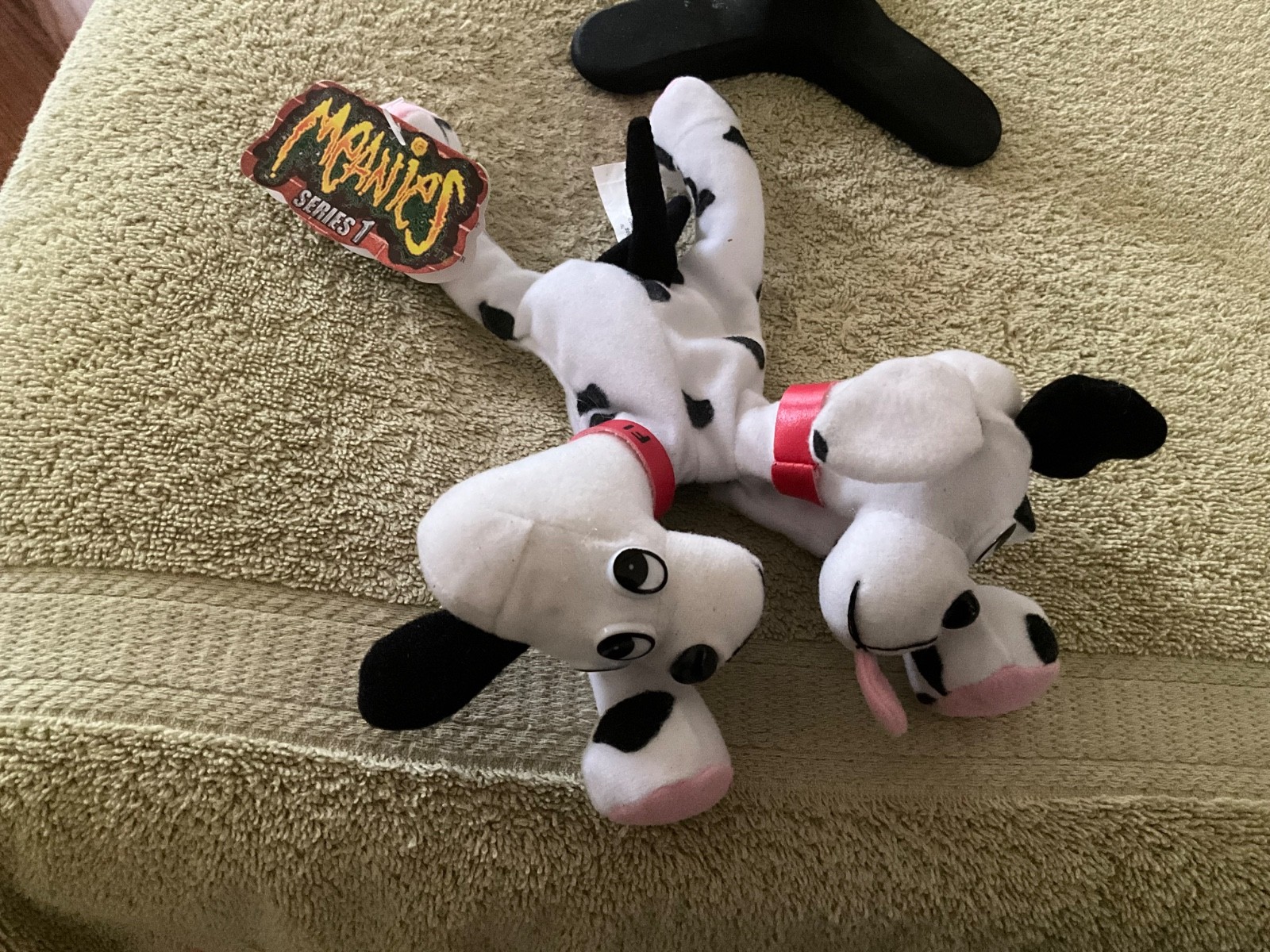 New Vintage 1997 Meanies Series 1 FIDO THE DALMUTATION Bean Bag Plush
