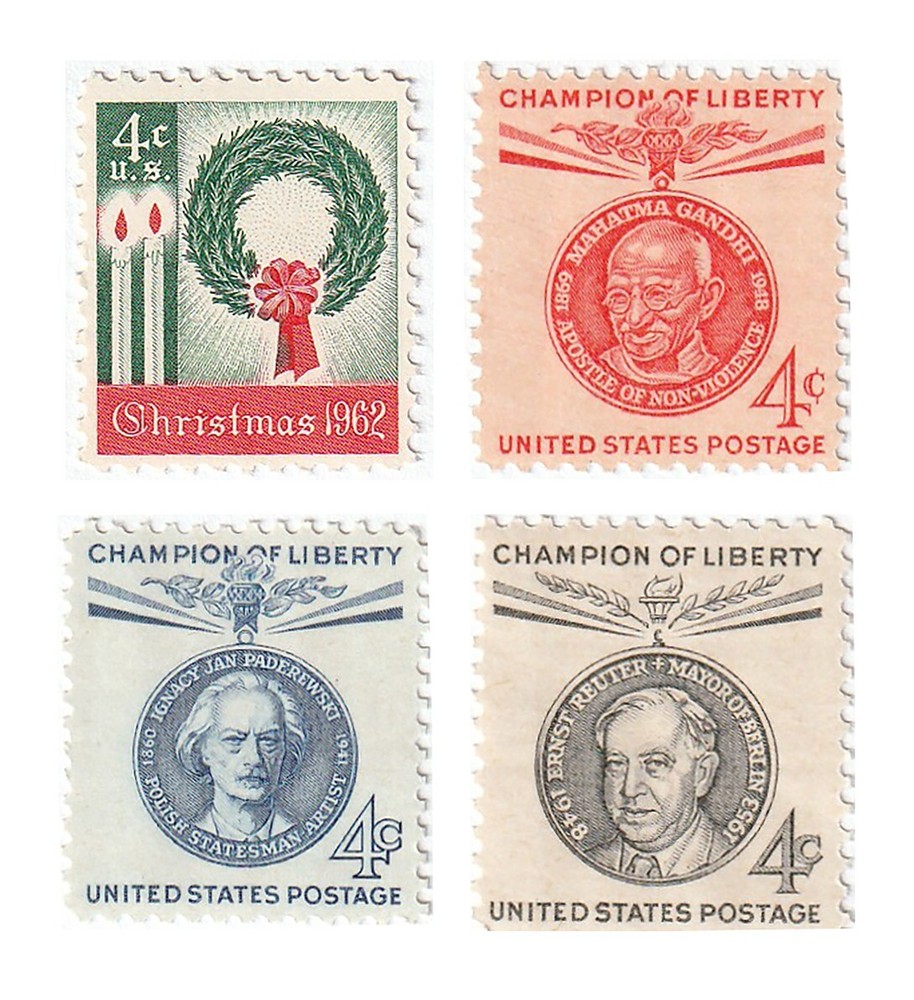 USA Stamp _ 4 Pcs 4 Cent Postage Stamp