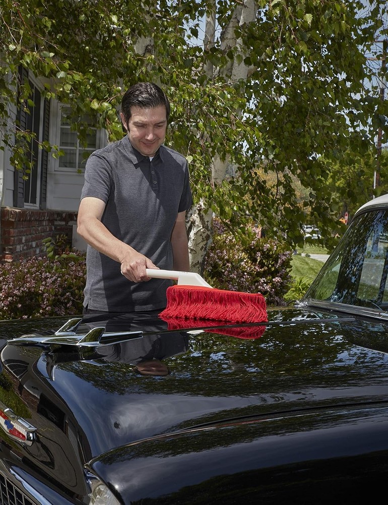 California Car Duster Standard Model with Plastic Red
