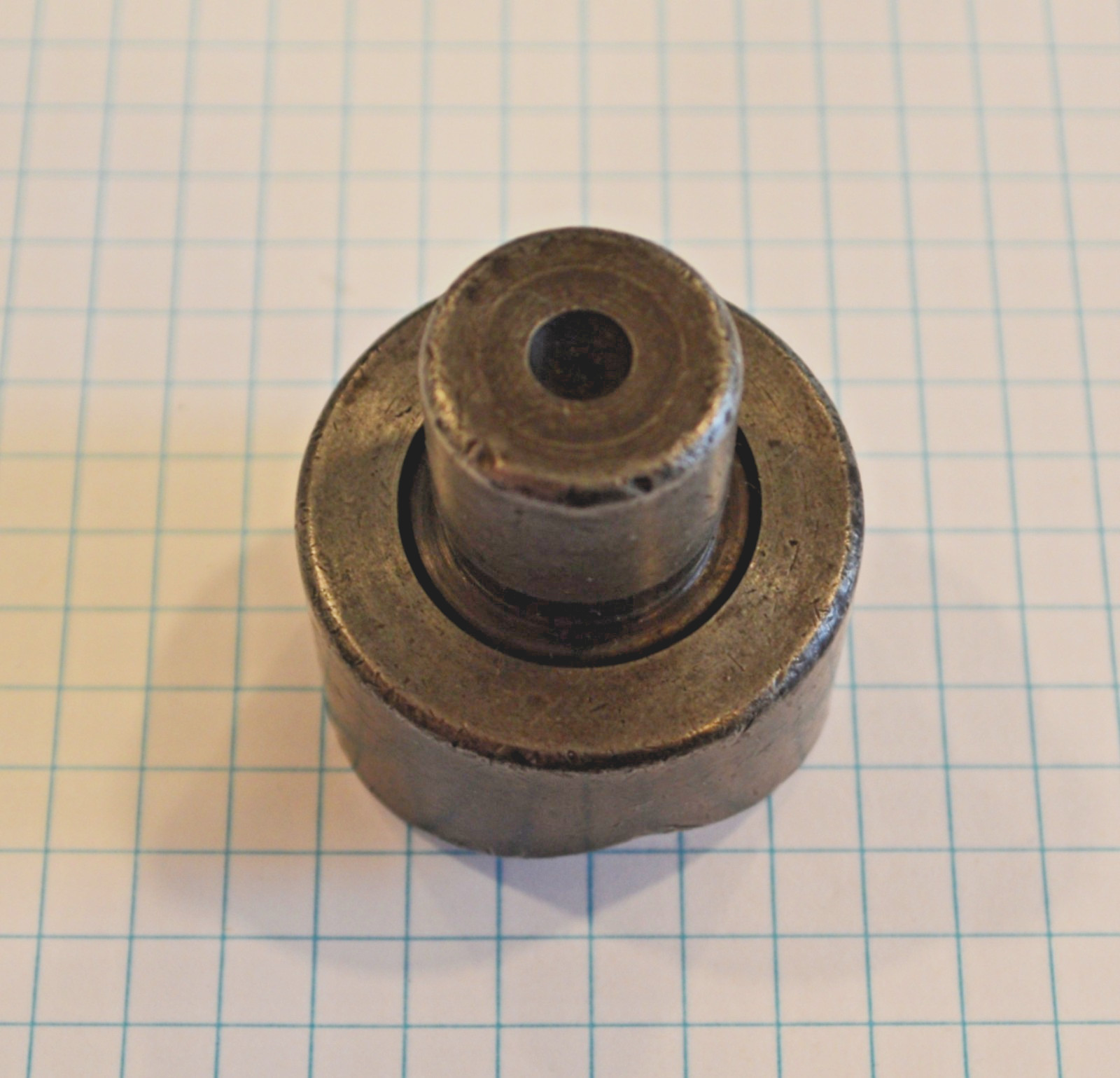 Wilson Rockwell Hardness Tester OEM V-Anvil Block, 1-1/2" dia with 3/4" Stem