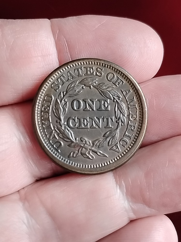 1844 large cent