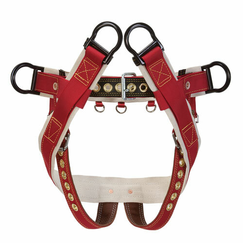 WEAVER ARBORIST WLC-160 BASIC COTTON SADDLE 2" NYLON LEG STRAPS