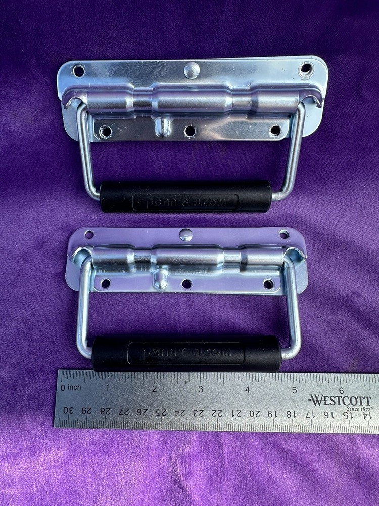 Penn Elcom Metal Sprung Surface Handle with 9/16" Grip (Pair)