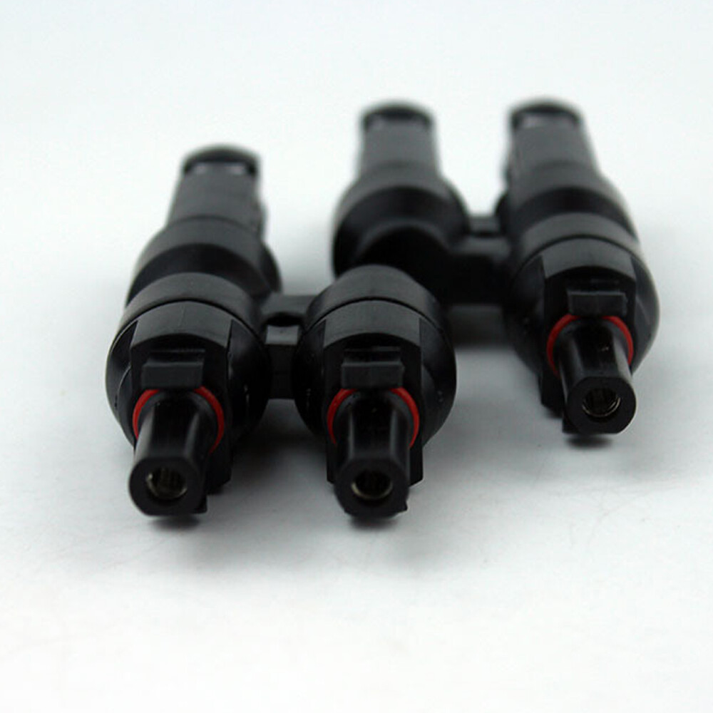 30PCS Solar Panel T Branch Connectors Cable Splitter Coupler Combiner