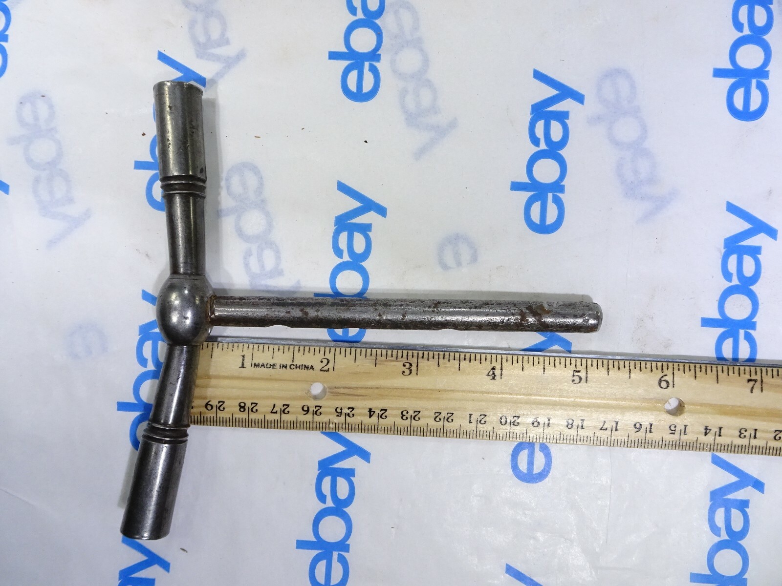 Tee Wrench Tool Unknown Farm or Music Instrument ? SN