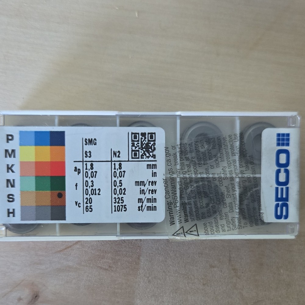 SECO RNMG120400-MR4 Indexable Turning Inserts Carbide Cutting Tool